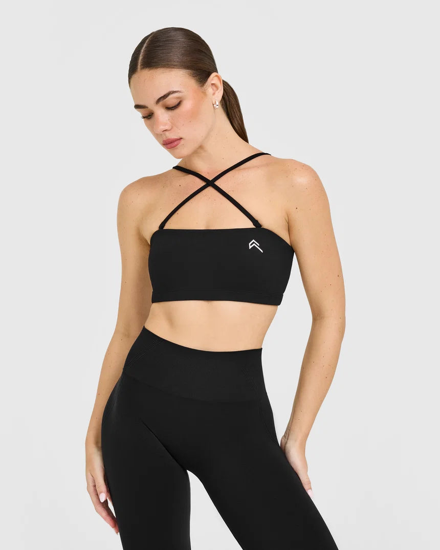 Oner Active EasyLift Multi Way Bandeau Bralette - Black