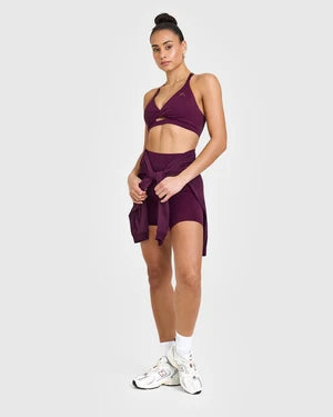 Oner Active UnifiedMove Twist Sports Bra - Ripe Fig
