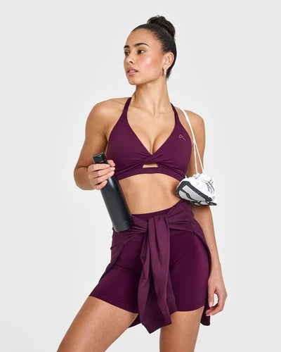 Oner Active UnifiedMove Twist Sports Bra - Ripe Fig