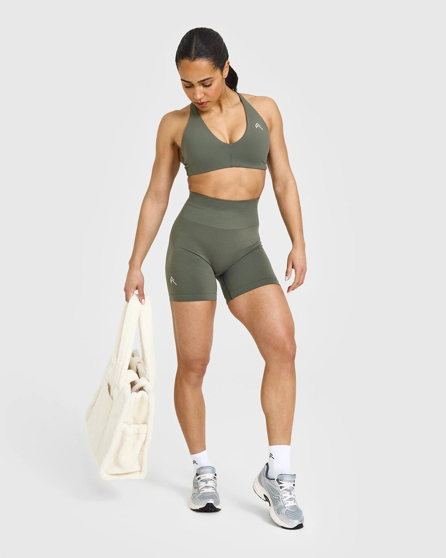 Oner Active EffortlessLift Seamless Shorts - Dark Khaki