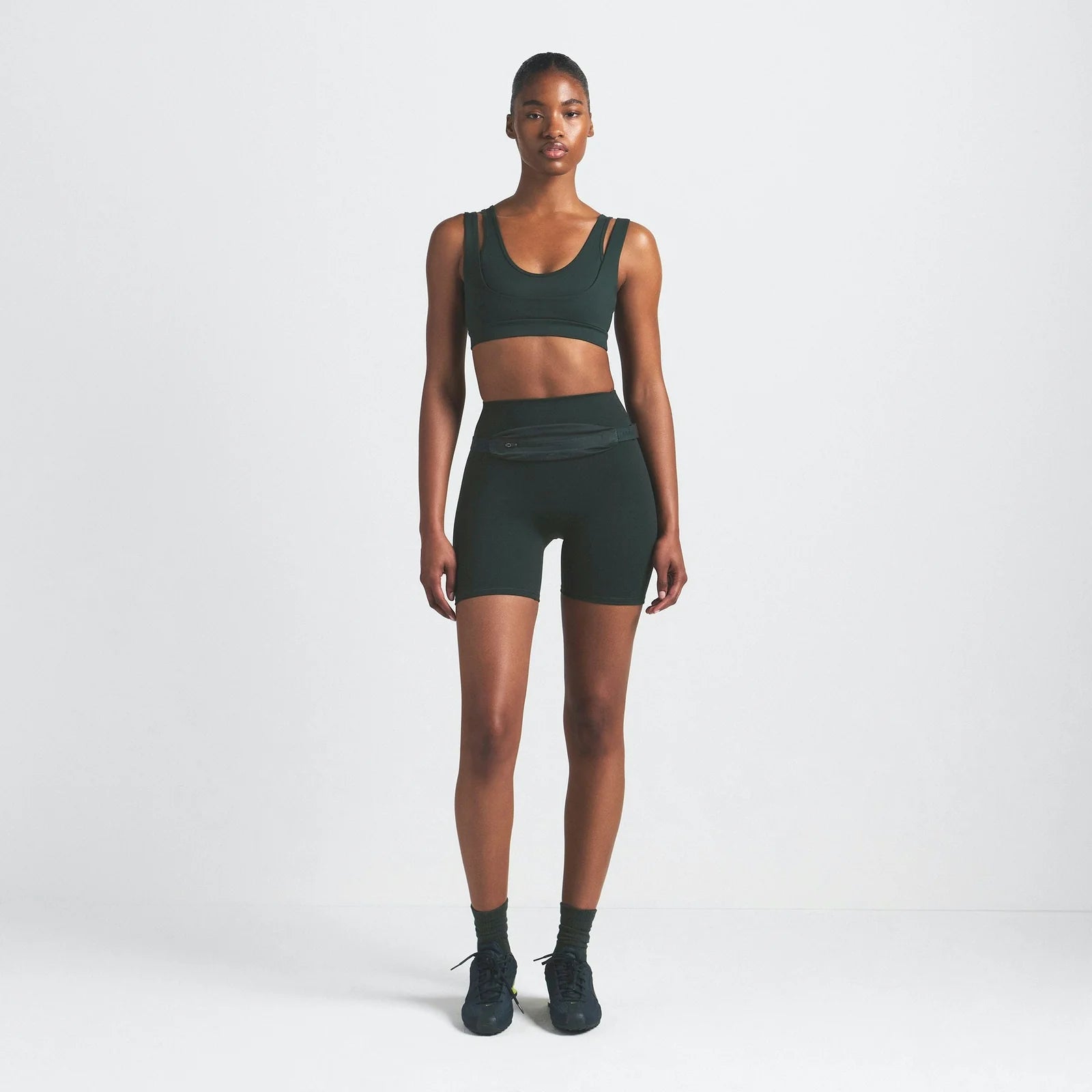 NikeSKIMS Double Strap Scoop Bra - Dark Teal