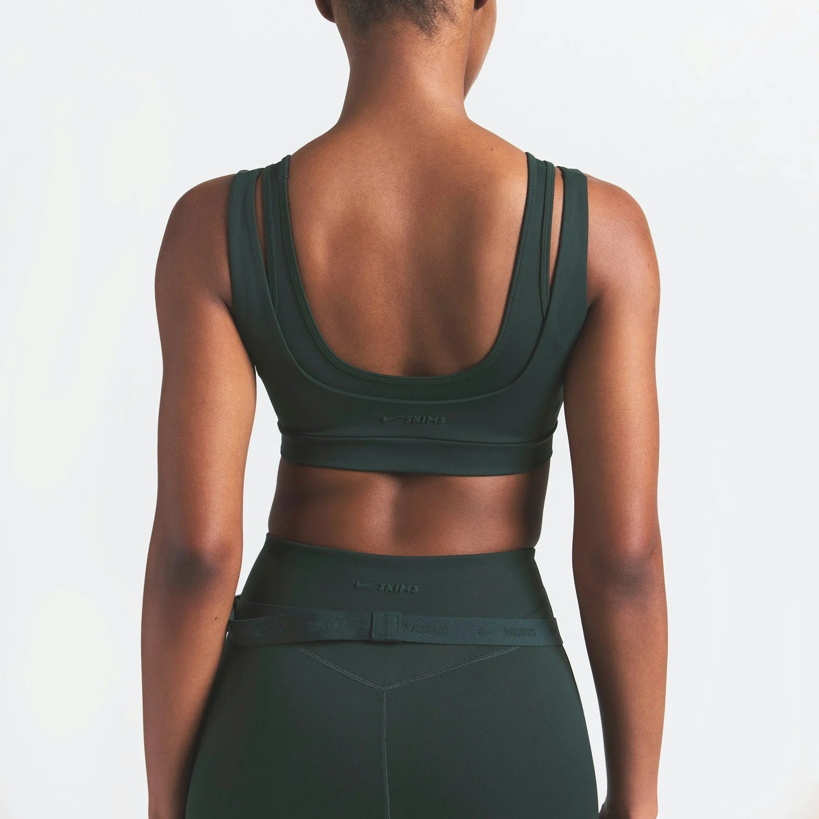 NikeSKIMS Double Strap Scoop Bra - Dark Teal