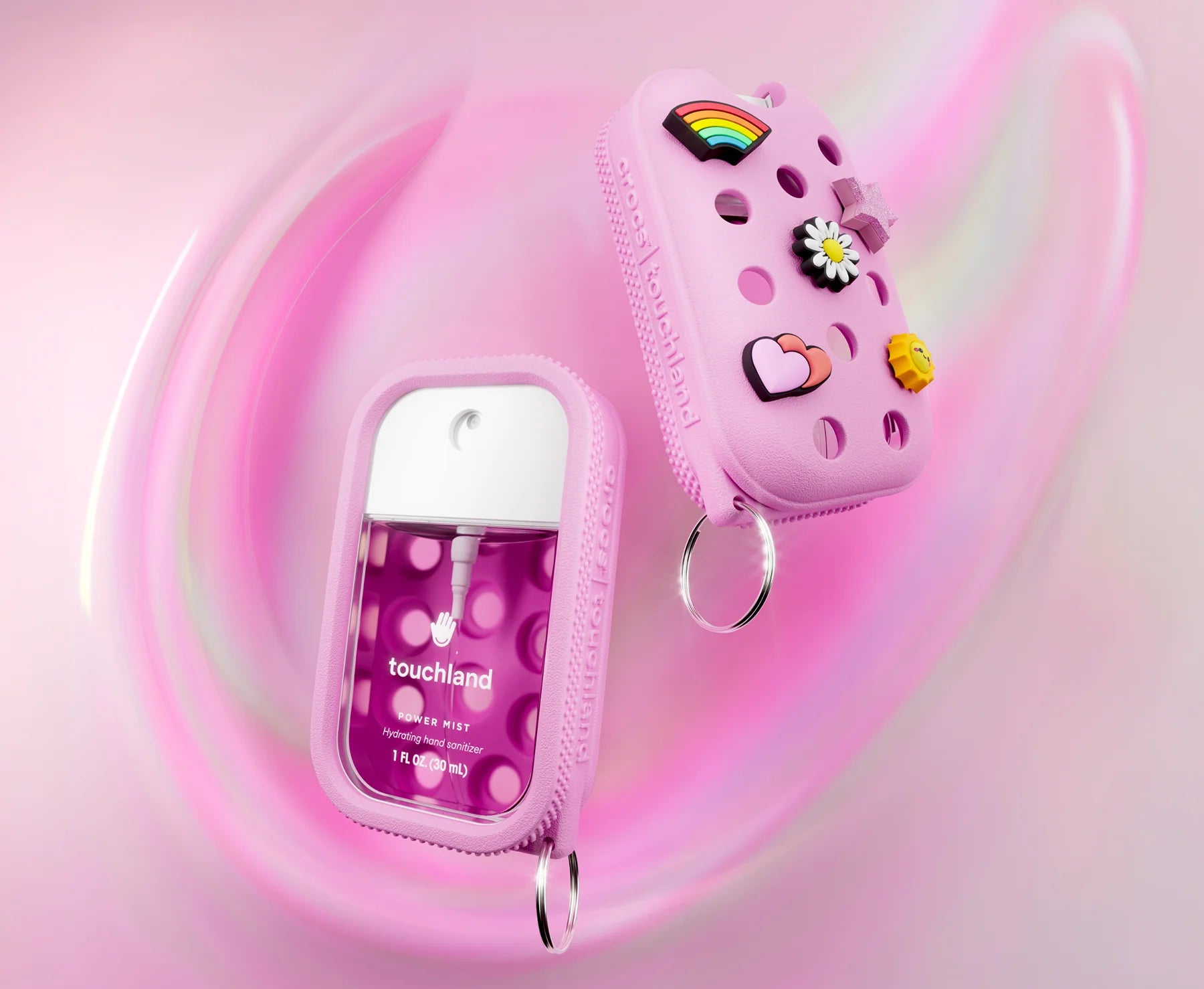Crocs x Touchland Hand Mist Case - Sugarpop Pink Case