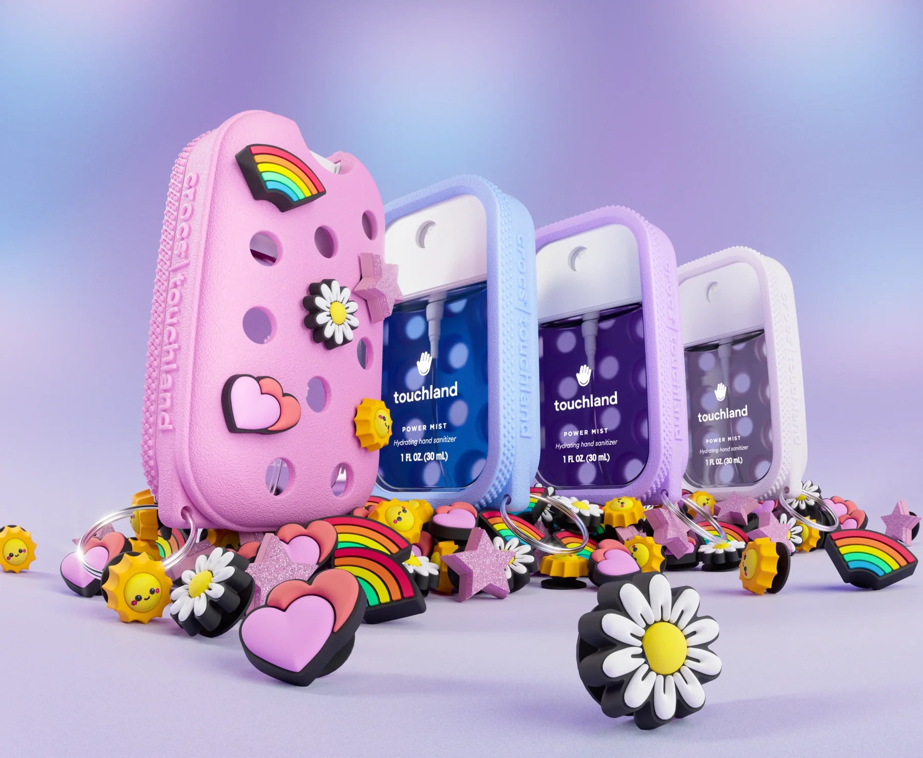 Crocs x Touchland Hand Mist Case - Sugarpop Pink Case