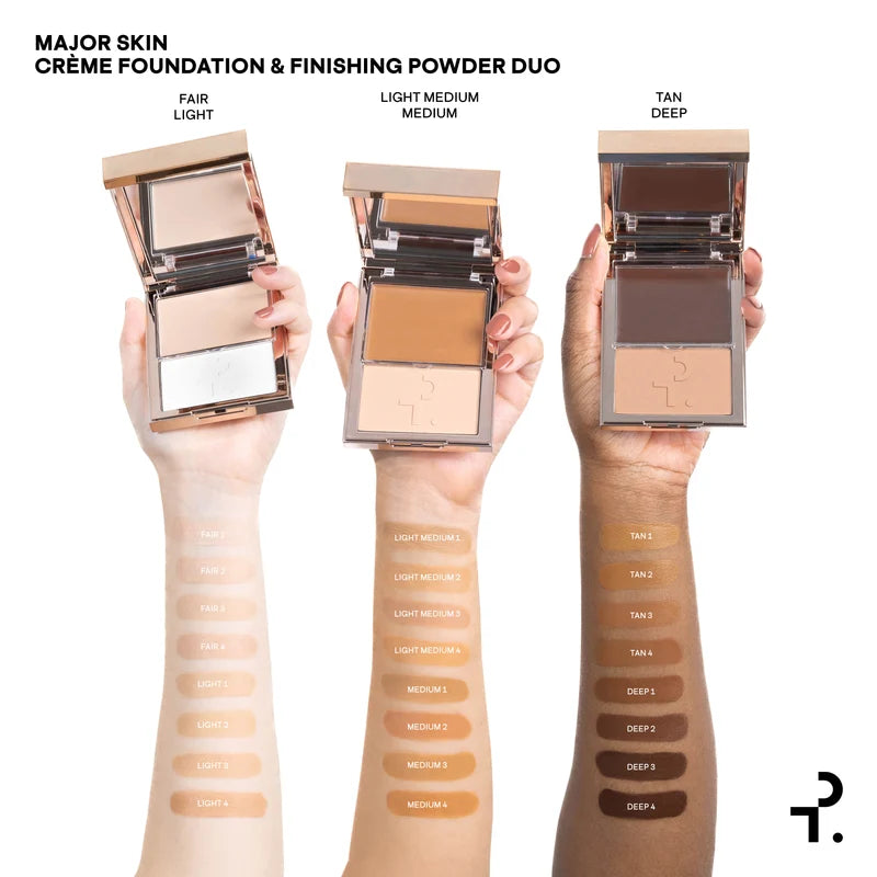 Patrick Ta Major Skin Crème Foundation and Finishing Powder Duo - Tan 1