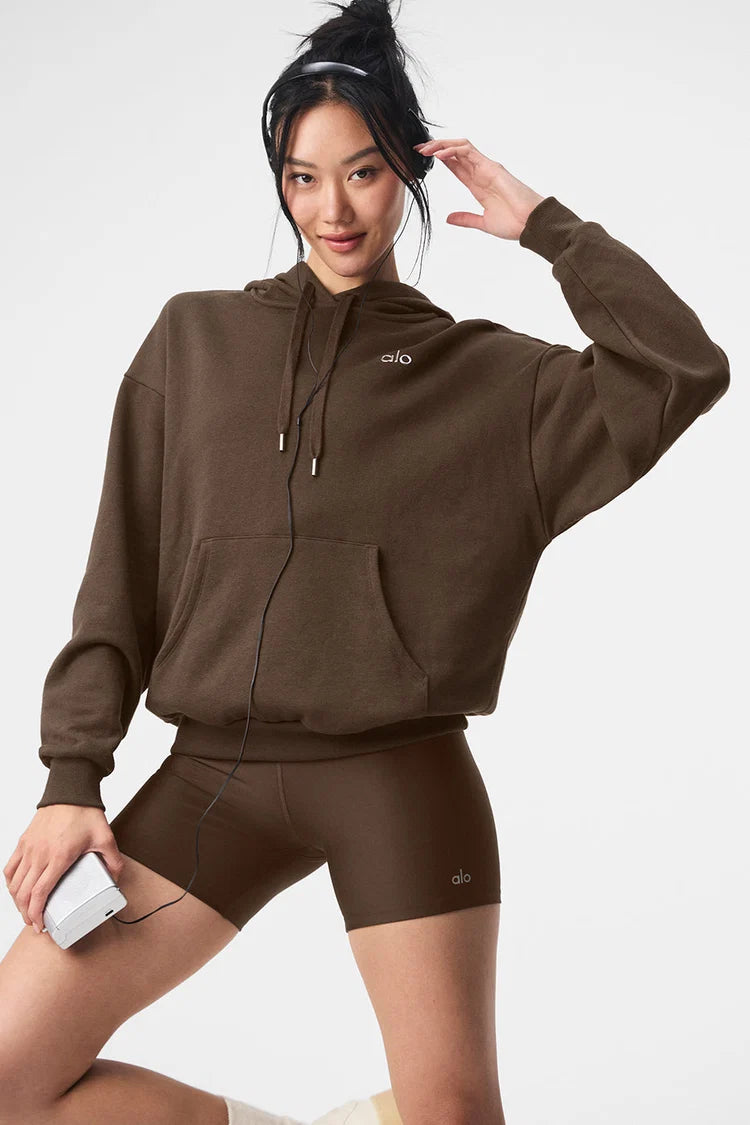 Alo Yoga Accolade Hoodie - Espresso