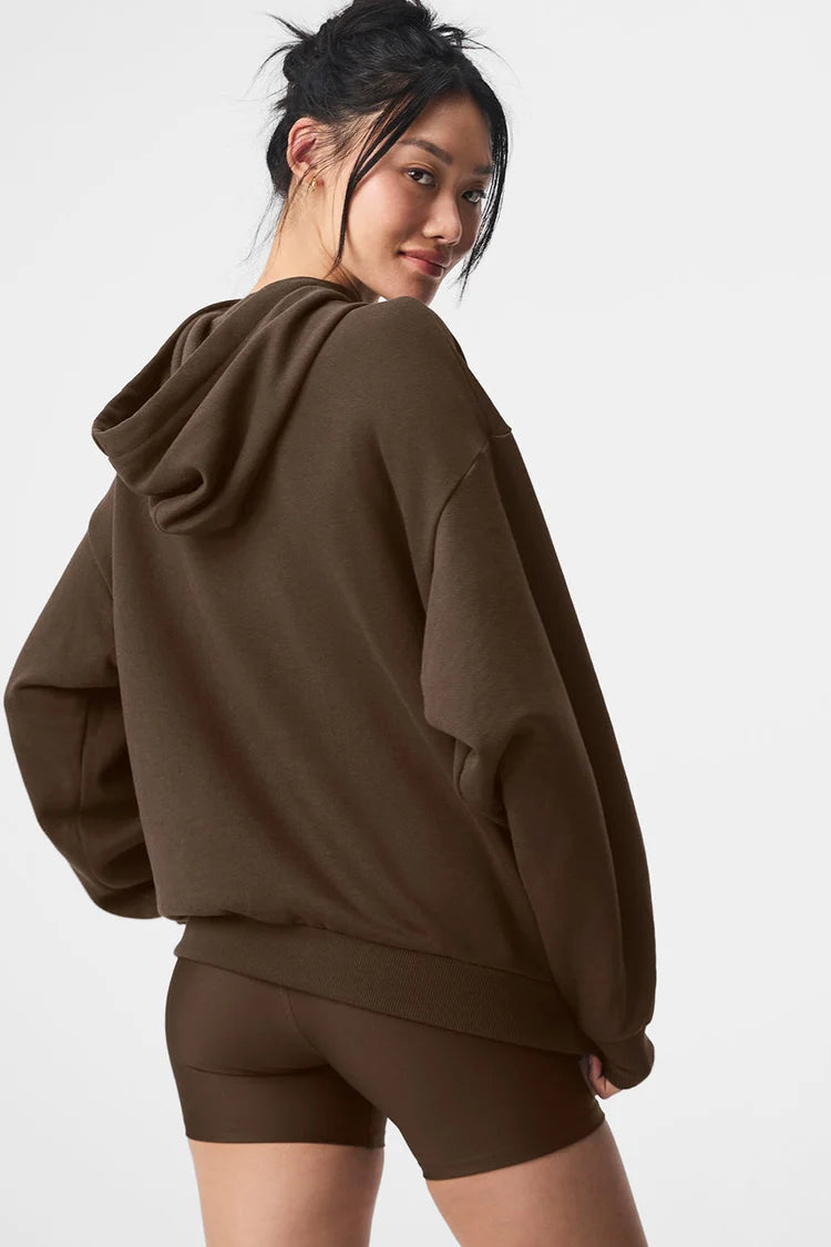 Alo Yoga Accolade Hoodie - Espresso