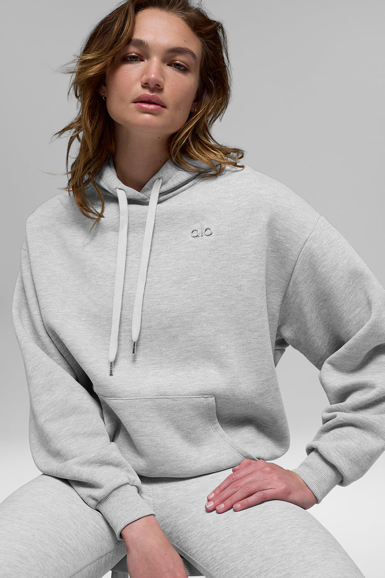 Alo Yoga Accolade Hoodie - Athletic Heather Grey