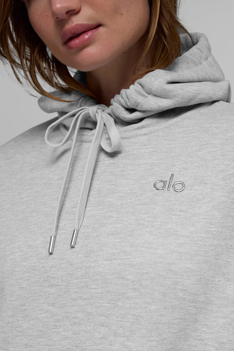 Alo Yoga Accolade Hoodie - Athletic Heather Grey