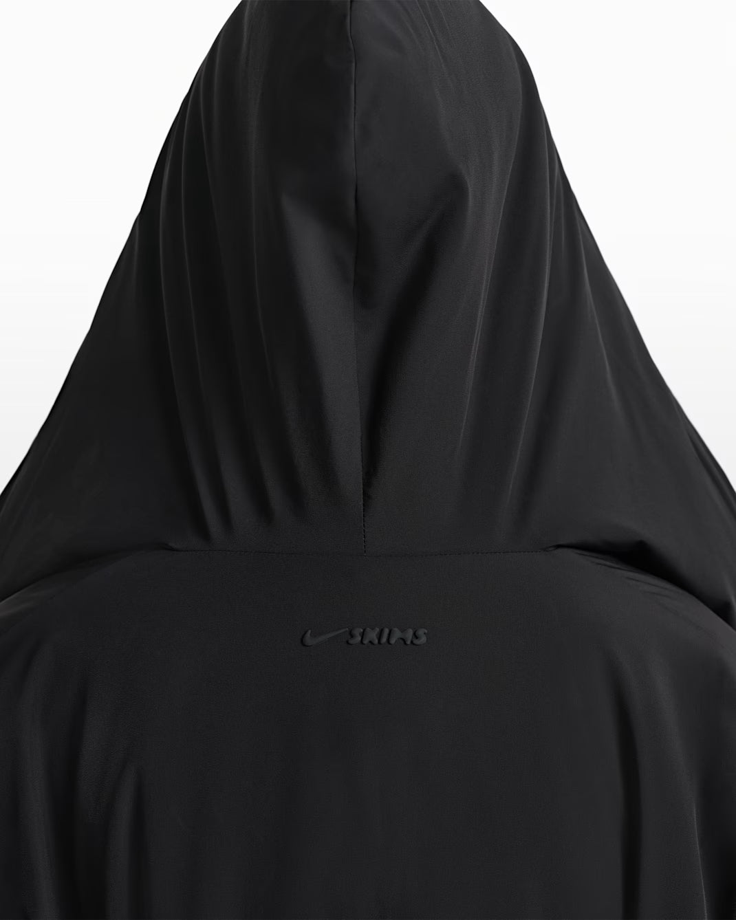 NikeSKIMS Hooded Wrap Coat - Obsidian