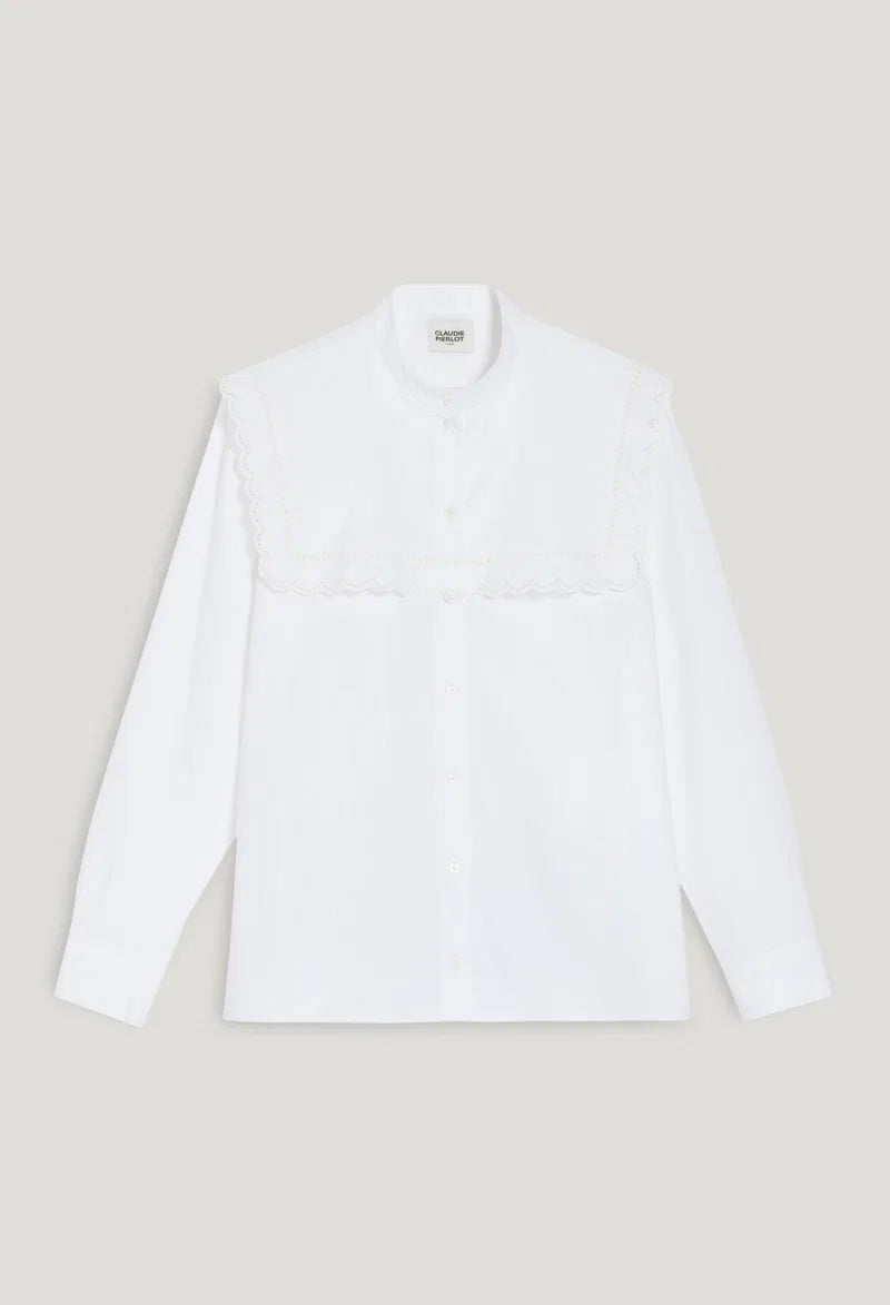 Claudie Pierlot Lace Cotton Shirt